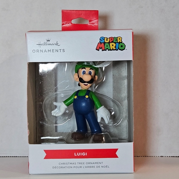 NEW Hallmark Nintendo Super Mario Luigi Christmas Tree Ornament - Picture 1 of 2